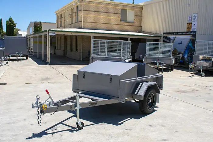 7x5 Open BBQ Trailer